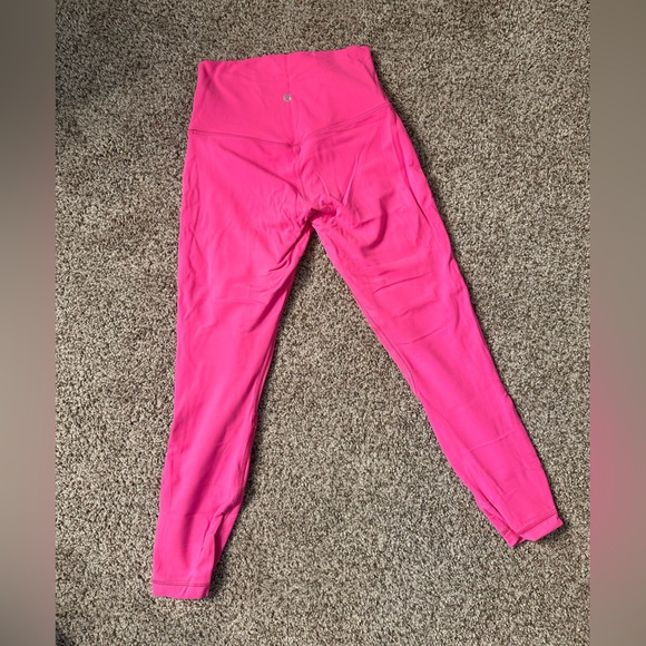 lululemon align 25” sonic pink size 6 - Picture 1 of 6